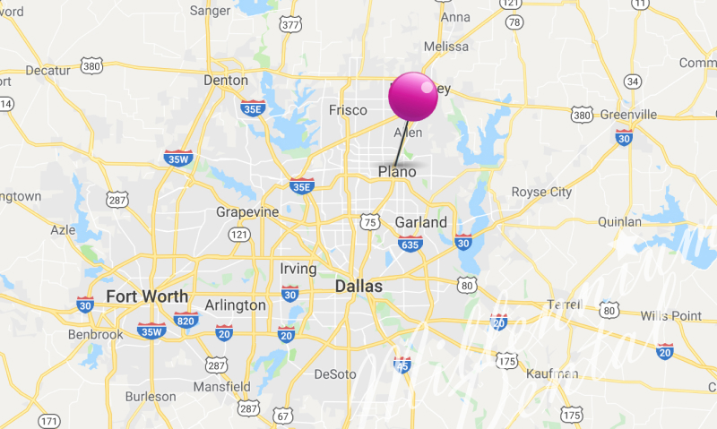 map of the greater dallas area